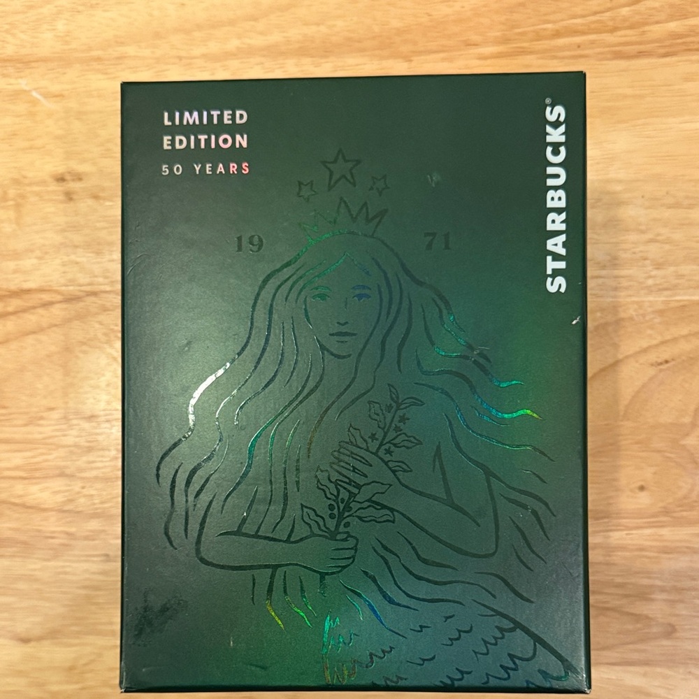 Starbucks 50th Anniversary Limited Edition Siren Ceramic Tumbler 12oz.